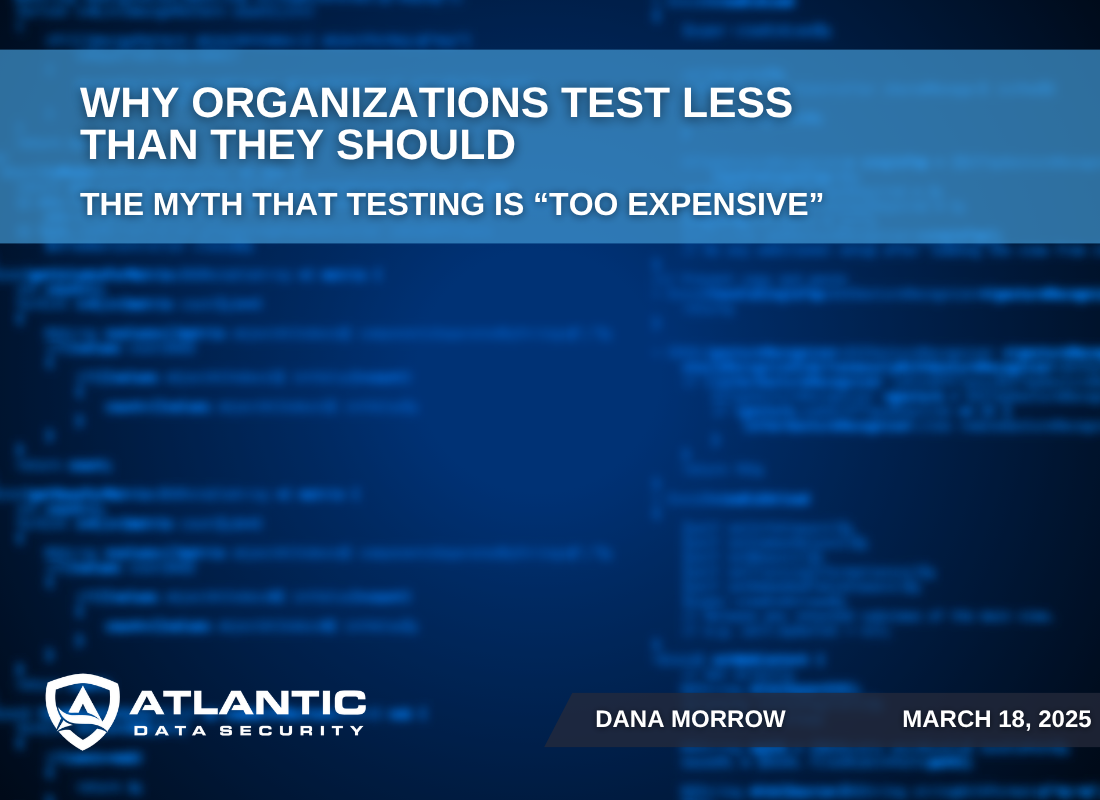 Why Organizations Test Less than They Should: Budget Constraints